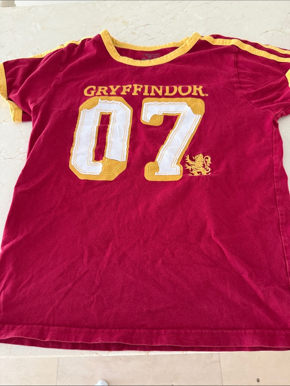 Harry Potter Gryffindor Kids' Short Sleeve Tee in Red & Gold